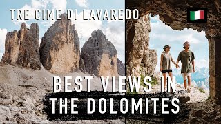 BEST VIEWS in the Dolomites! Hiking Tre Cime Di Lavaredo | Drone & Campervan parking