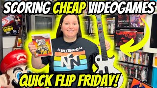 I Only SPENT $50 On THIS HUGE LOT Of Games?! Quick Flip Friday!