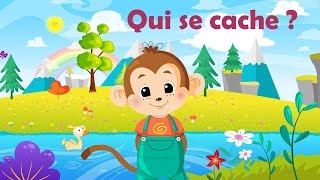 Video thumbnail of "Qui se cache ? - Comptine avec gestes pour enfants et bébés (avec les paroles)"