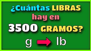 🔥 How many pounds are in 3500 grams? | How to easily and quickly convert grams to pounds (▶17)