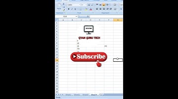 #shorts Magic Trick in excel sheet (Microsoft Excel short keys) Magic Trick by Gyangurutech