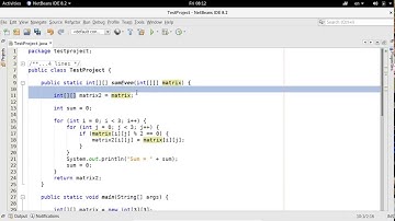 54 Multidimensional Arrays with methods using Java | استخدام مصفوفات متعددة الابعاد مع الدوال