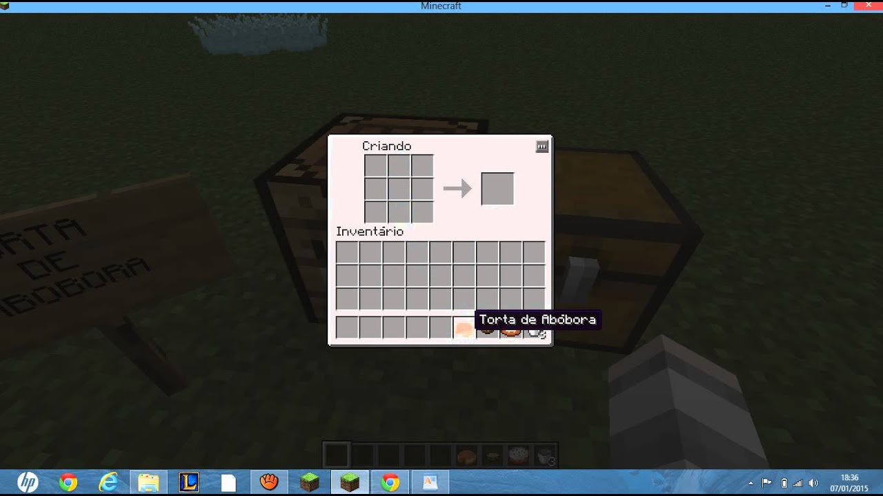 pix Crafting Torta De Abobora Minecraft youtube