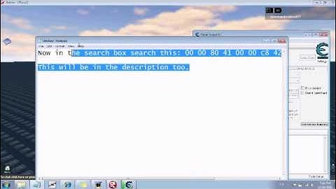 How to speedhack with CE 6.1 18TH DECEMBER 2011!