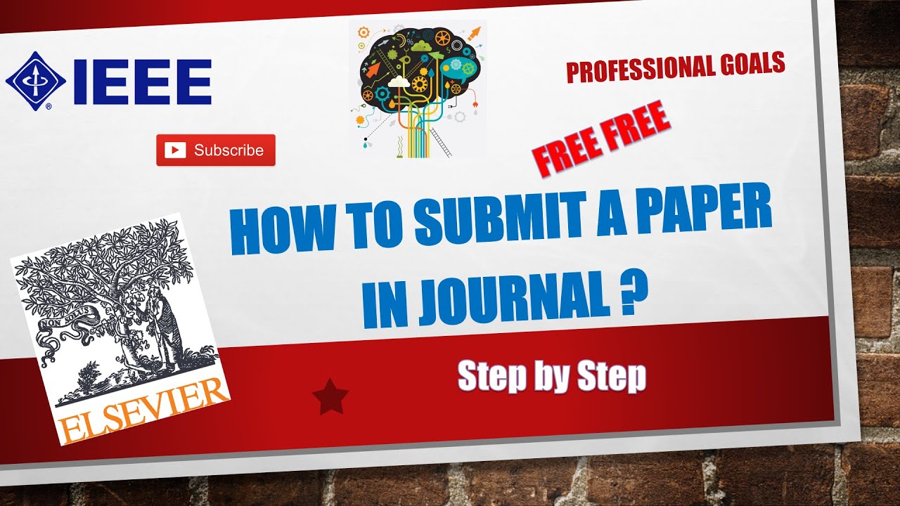How To Submit A Research Paper In Journal Bangla Elsevier Free 