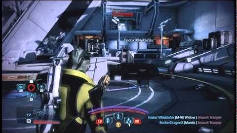 Mass Effect 3 Demo Multiplayer: Drell Vanguard - Bronze Difficulty match 1