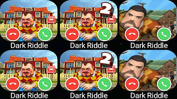 Dark Riddle Vs Dark Riddle Classic Vs Dark Riddle 3 Vs Dark Riddle 2 Vs Horror Neighbor