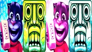 iGameMix/Temple Run2 Vs Talking Tom Gold Run,Color Run Reaction Compilation/Gameplay for BabyKid #10 screenshot 5