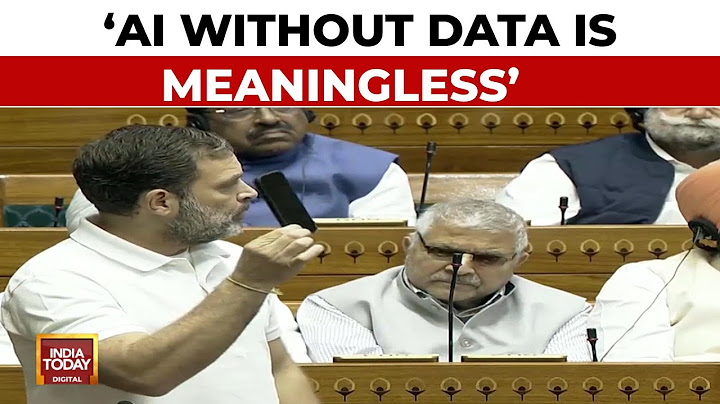 'AI By Itself Is Meaningless': Rahul Gandhi Claims India Lacks Its Own Data To Power AI Revolution