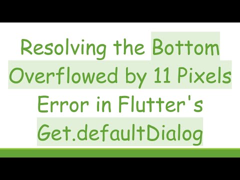 Resolving the Bottom