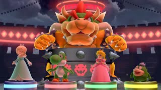 Mario Party 10 Bowser Party - Whimsical Waters - Rosalina vs Yoshi vs Peach vs Spike (Very Hard)