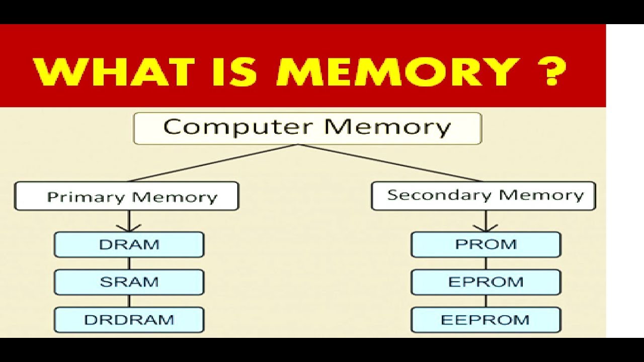 Memory What Is Memory Hierarchy Of Memory Youtube