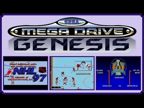 NHL 97 (Sega Mega Drive/ Genesis) Playthrough