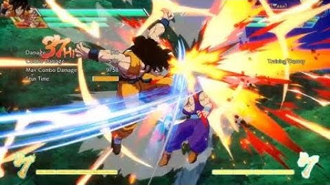 DBFZ Yamcha Corner BnB w/ Goku Blk assist (5.18k Meterless)