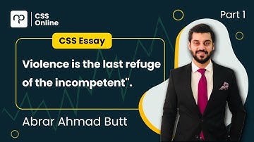 🟡 Crack CSS Essay by Sir Abrar | CSS | PMS | CSS Online| Nearpeer| Essay