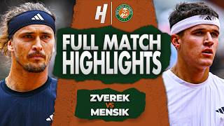 Alexander Zverev vs Jakub Mensik - FULL Semifinal Highlights 🔥 Roland Garros 2026
