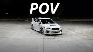 POV Driving a Heavily Modified Subaru WRX