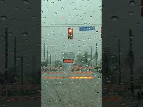 Driving Flooded Street