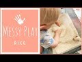 MESSY PLAY with RICE | Sensory Activities for Toddlers