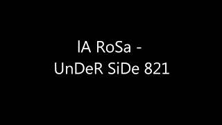 Under Side 821 - La Rosa