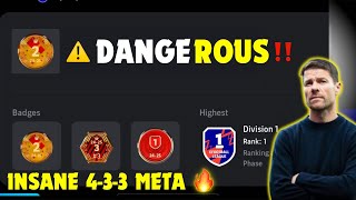 Why 4-3-3 (2SS + CF💥) is the Most Dangerous Formation Right Now in eFootball 2025 Mobile! 🥵🔥