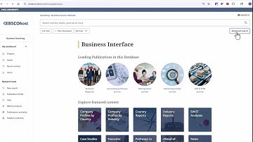 Searching in Business Source Ultimate