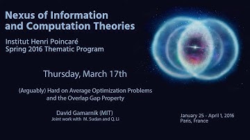 (Arguably) Hard on Average Optimization Problems and the Overlap Gap Property