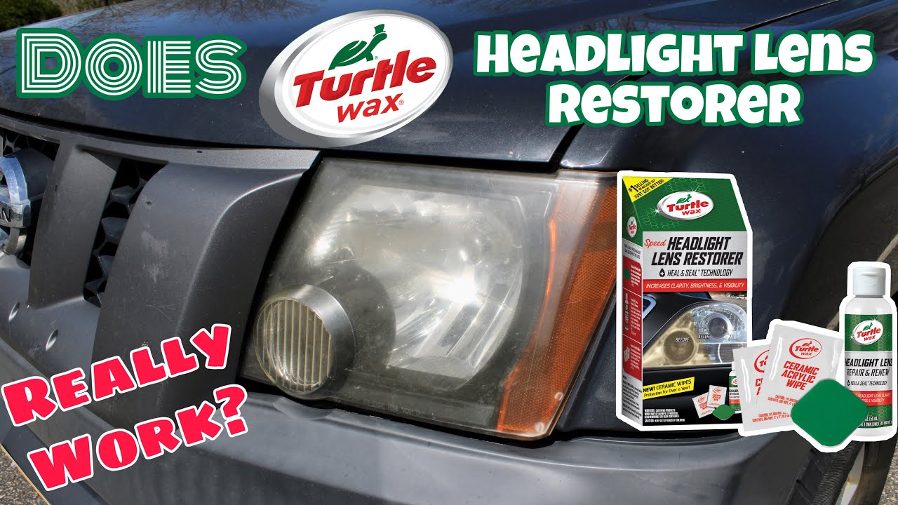 How to RESTORE your headlights for $10! Turtle Wax Headlight Restoration Kit  is the BEST! 