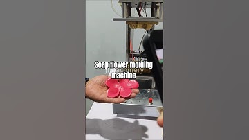 Artificial Bath Flower Soap Production Line Soap Flower Molding Machine #soapflowers #soapmaking