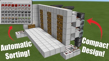 Simple Automatic Compact Silent Expandable Multi-item Sorting System - Bedrock Tutorial
