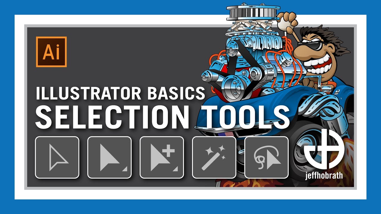Selection Tools, Lasso, and Magic Wand Tool Tutorial Illustrator