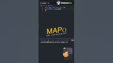 Como Funciona o map() em Javascript!  #detonadev #programaçãoparainiciantes #shorts #programming