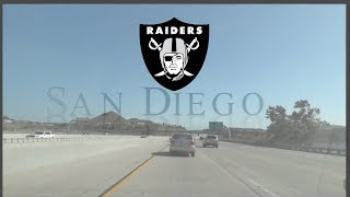 Raider nation invades san diego (aka "south oakland")