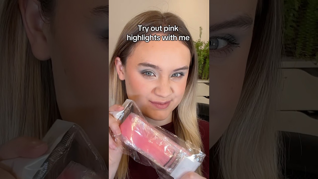 TRY OUT PINK HIGHLIGHTS WITH ME PINK HAIR EXTENSIONS FROM SHEIN AD