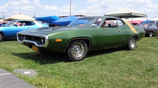 1972 Plymouth Road Runner GTX in Green & 440 Engine Sound on My Car Story with Lou Costabile