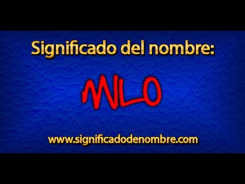 Significado de Milo | ¿Qué significa Milo?