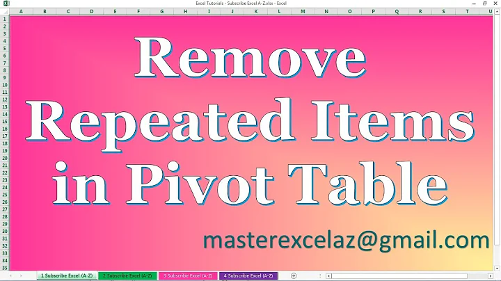 How to Remove Repeated Item Labels in Pivot Table in Excel 2013