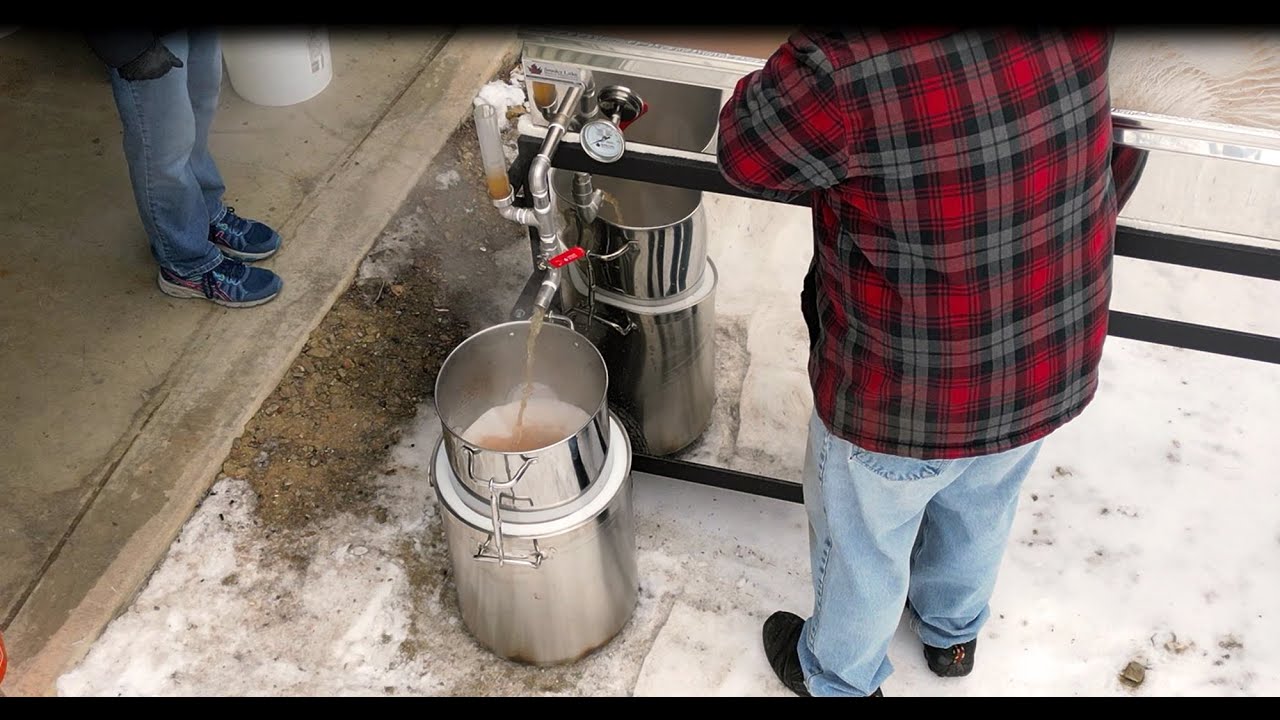 Maple Syrup Vacuum Filter 2023 Smoky Lake 2x5 Corsair Flat Pan YouTube