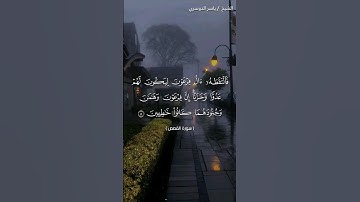 سورة القصص من  آية 8 إلى آية 10 بصوت الشيخ ياسر الدوسري♥♥