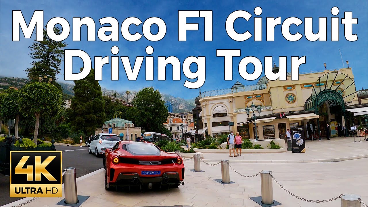 Monaco Formula 1 Circuit Driving Tour - Normal Traffic (4k Ultra HD 60fps)