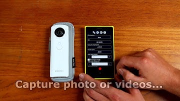 Camera Control app for Ricoh Theta camera for Windows Phone