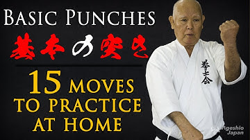 Basic Karate Punches | Okinawan Karate | Everyday Karate at Home | Ageshio Japan