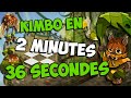 Kimbo en 2 minutes 36 secondes avec 4 mules passetour  speed run dofus rtro
