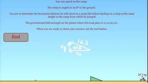 Projectile Motion Example