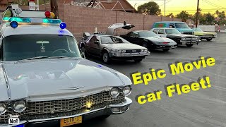 EPIC FLEET of MOVIE CARS in Las Vegas!