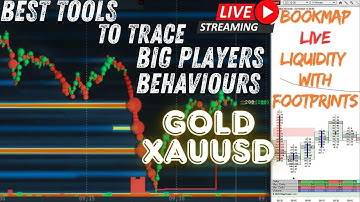 Bookmap Live Gold | XAUUSD GC Futures | Live Liquidity & Footprints
