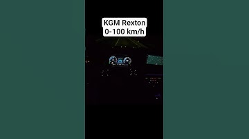 KGM Rexton 2025 0-100 km/h Acceleration #rexton #ssangyongrexton #kgmobility #kgm