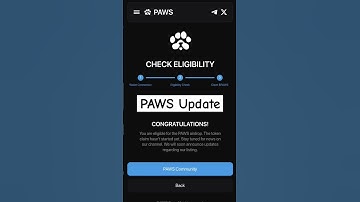 Paws new update | Paws Eligibility Criteria | Paws Check your Eligibility #paws #pawsupdate #shorts