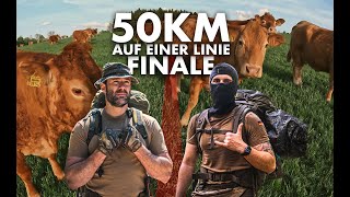 50km EXAKT auf einer LINIE | FINALE mit @kuni331 | Extreme Straight Line Challenge @GeoWizard | E3