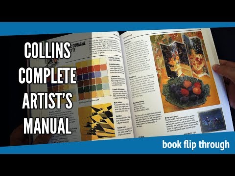 Collins Complete Artist's Manual (Art Book Flip Through)